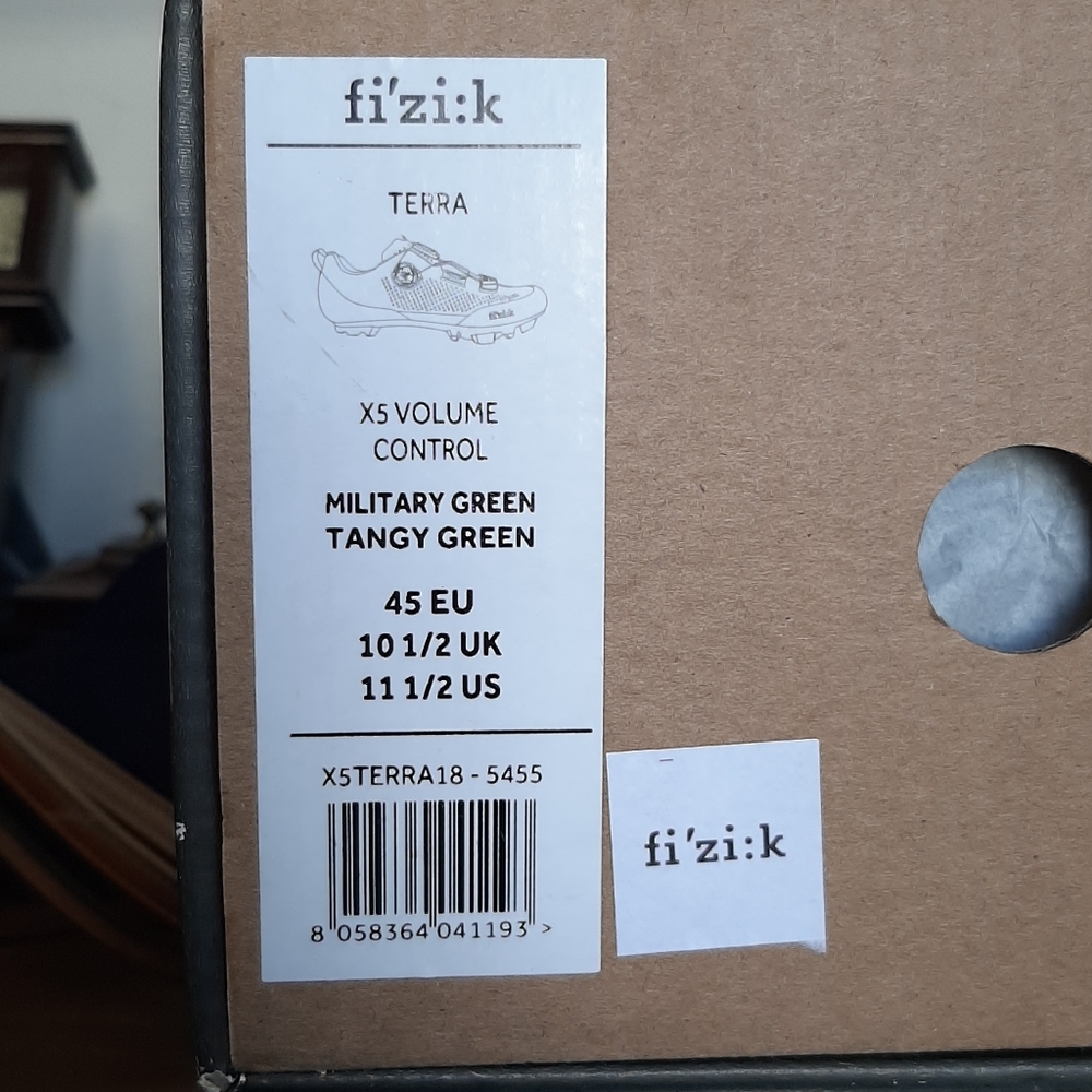 Fizik X5 Terra Mountain Bike Shoe - Military Green